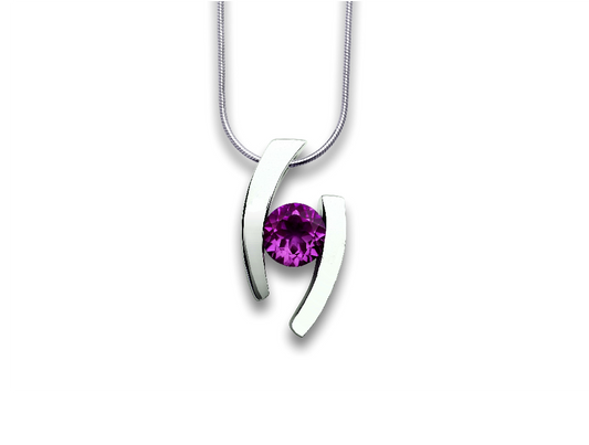 P2691  GARNET Pendant - Joryel Vera Jewelry