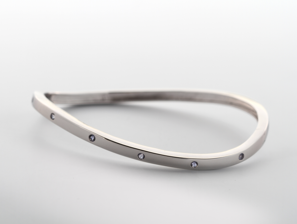 Blue Topaz and Iolite bracelet in sterling silver, style B1326 - view 5