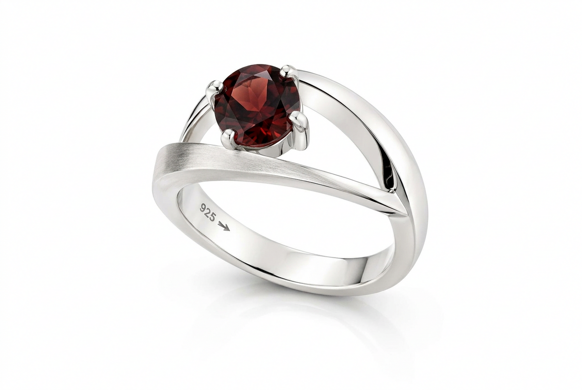 Oval Gemstone Ring in 925 Sterling Silver | R6986 - view 9
