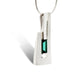Amethyst and Blue Topaz pendant in sterling silver, style P7313 - view 7
