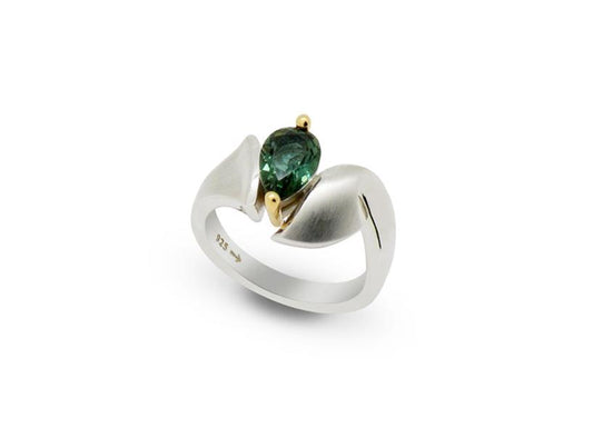 Artistic Gemstone Ring R6987 - R6987 Green Quartz - Ring