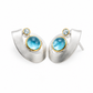 Cabochon Gemstone Earrings in 925 Sterling Silver | E9292