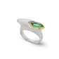 Unique Marquise Gemsone Ring R4992 - R4992 Green Quartz - Ring