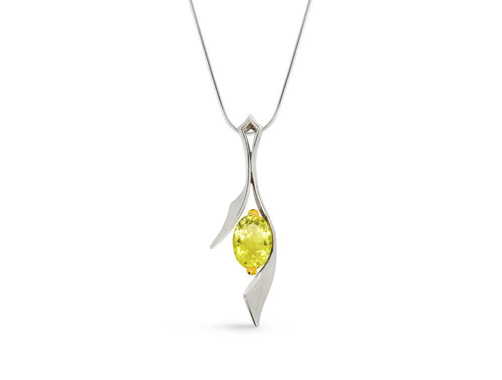 Artistic Gemstone Pendant P6903 - P6903 Lemon Quartz - Pendant