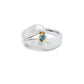 Blue Topaz ring in sterling silver, style R4698