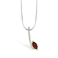 Amethyst and Garnet pendant in sterling silver, style P7592 - view 3