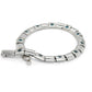 Blue Topaz and Garnet bracelet in sterling silver, style B3169 - view 3