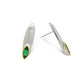 Blue Topaz and Green Quartz earrings in sterling silver by Joryel Vera, style E5978 - view 2