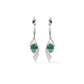 Artistic Gemstone Earring E8438 - E8438 Green Quartz - Earring