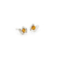 Amethyst and Blue Topaz earrings in sterling silver, style E3059 - view 6