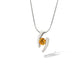Amethyst and Blue Topaz pendant in sterling silver, style P2691 - view 5