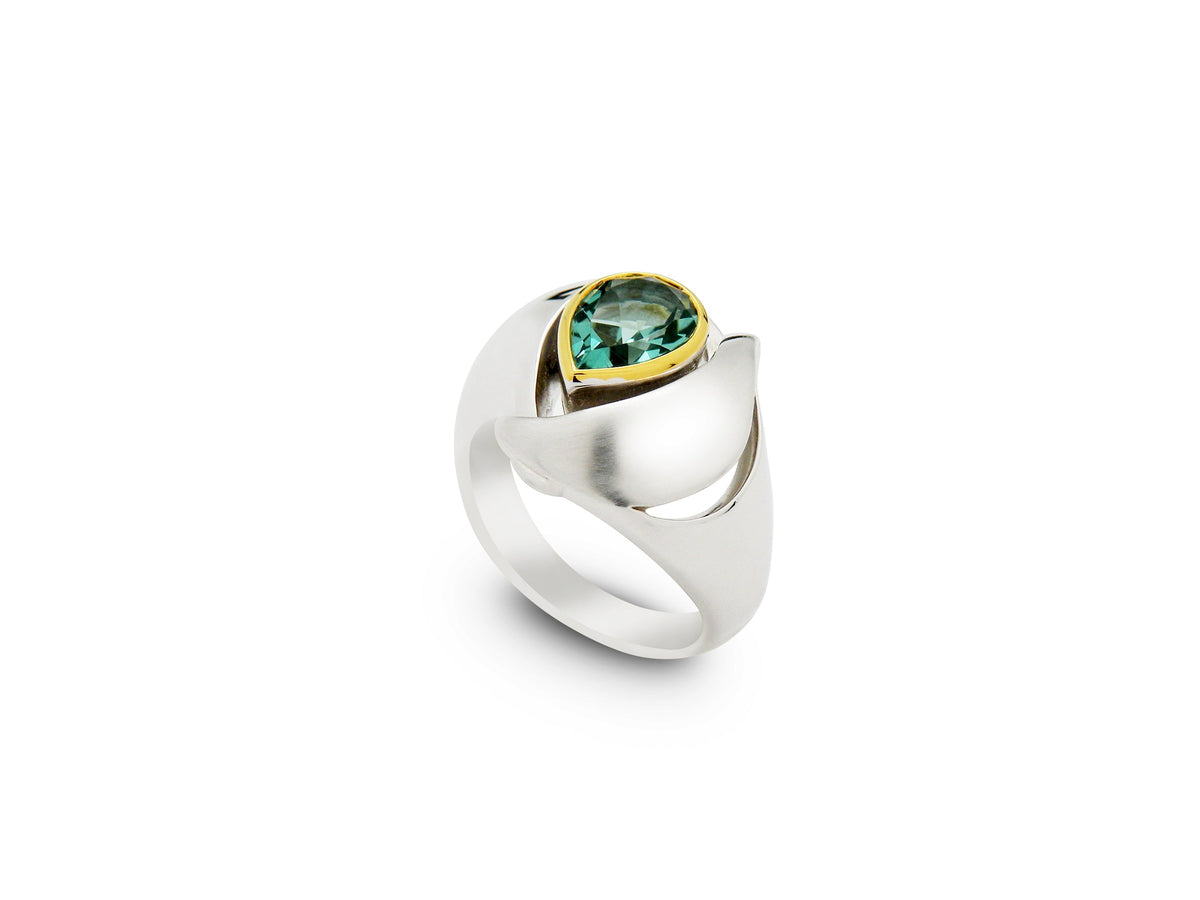 Artistic Gemstone Ring in 925 Sterling Silver | R6127 - view 5
