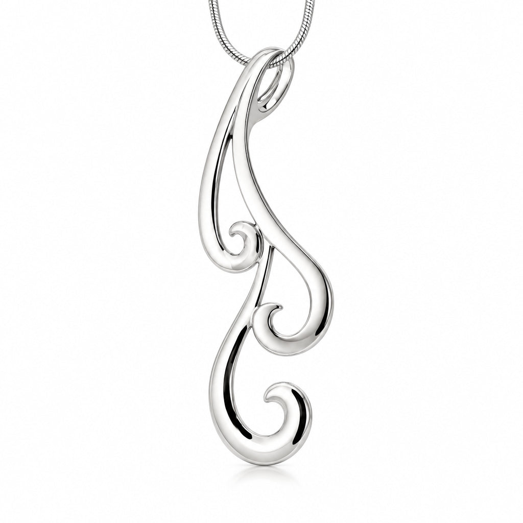 Sterling silver jewelry set - view 2