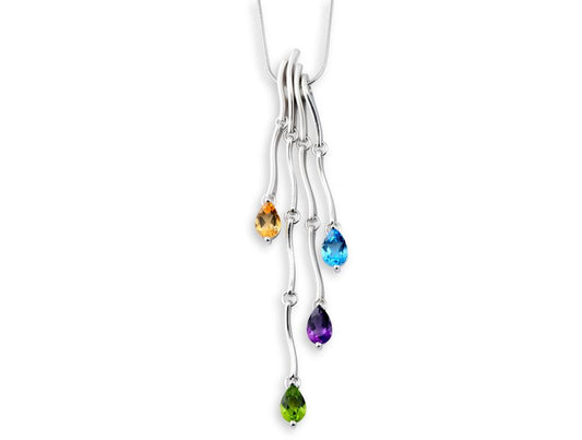 P6126 TASSLES >  4 PendantS THAT MAKE 1 NECKLACE - Charizzma Jewelry