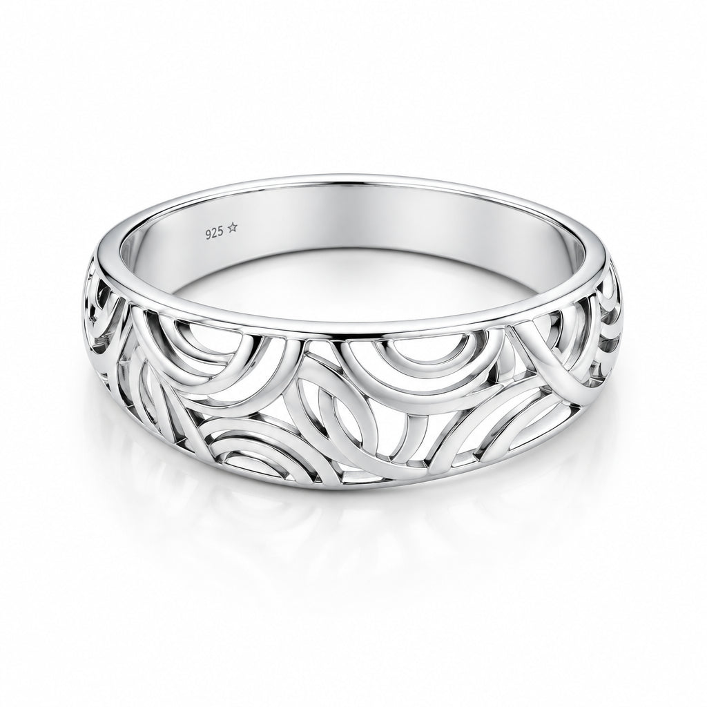 Sterling silver bracelet, style BA1005
