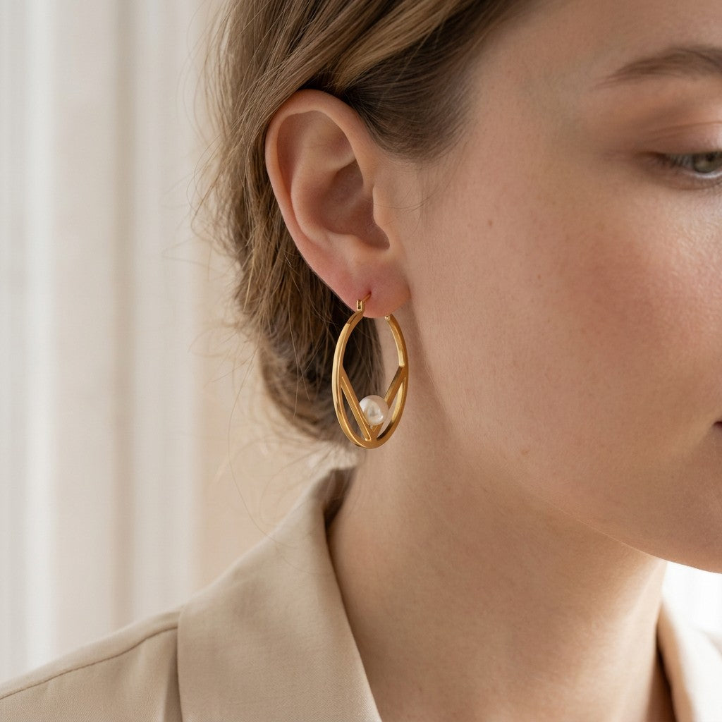 Pearl Earring | E18851 - view 2