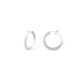 Round Hoop Earring E10915 14K