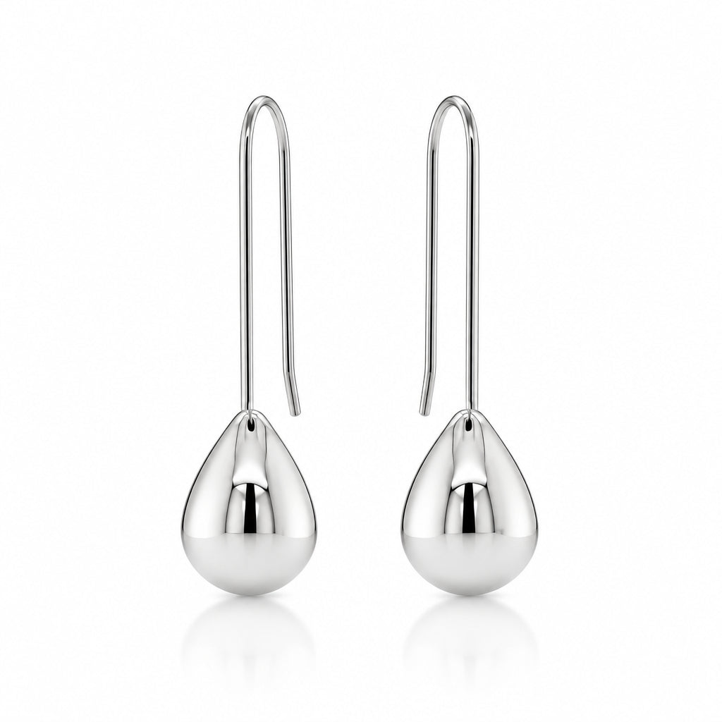 Sterling silver earrings, style E21866