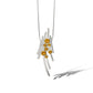 Artistic Multi Stone Necklace P7354 - P7354 Citrine - Pendant