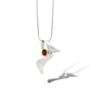 Amethyst and Blue Topaz pendant in sterling silver, style P5226