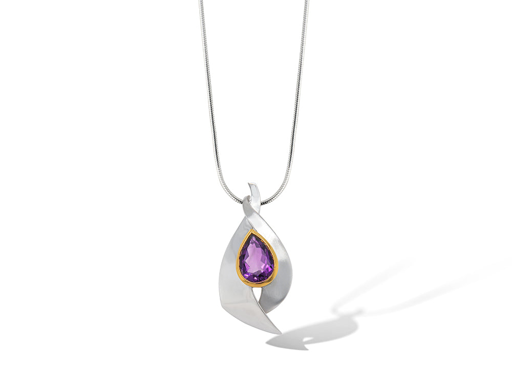 Artistic Gemstone Pendant P7365 - P7365 Amethyst - Pendant