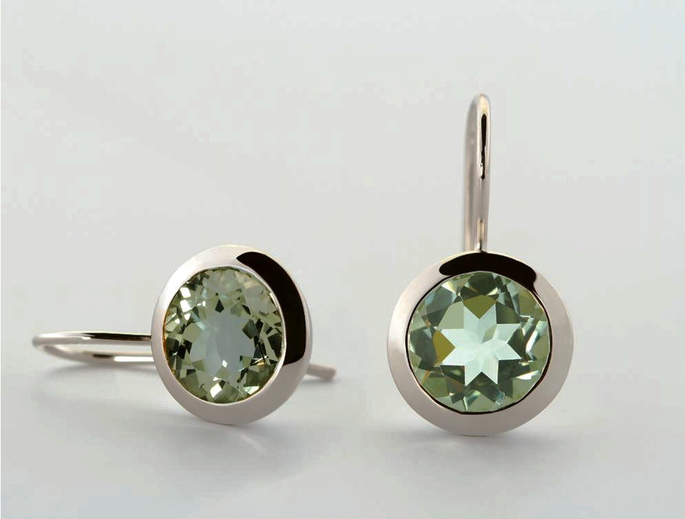 Brilliant Cut Gemstone Earring E3140