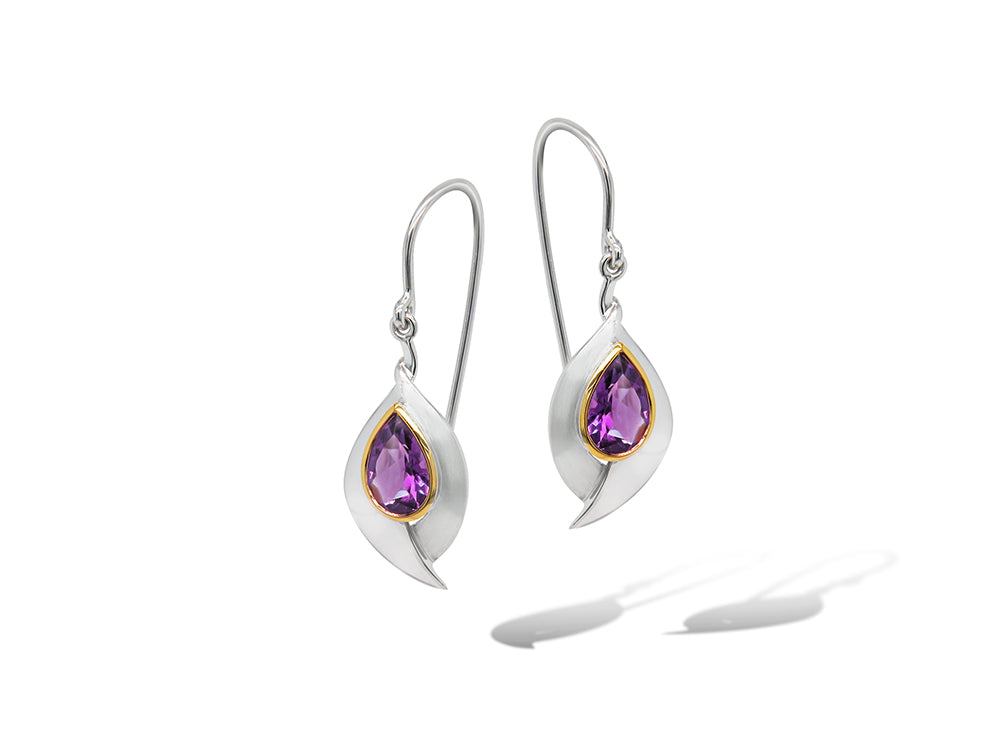 Artistic Gemstone Earring E9285 - E9285 Amethyst - Earring