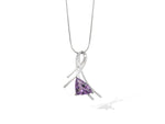 Contemporary Art Deco Pendant P7585 - P7585 Amethyst - Pendant