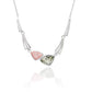 Amethyst and Blue Topaz necklace in sterling silver, style N3327 - view 3