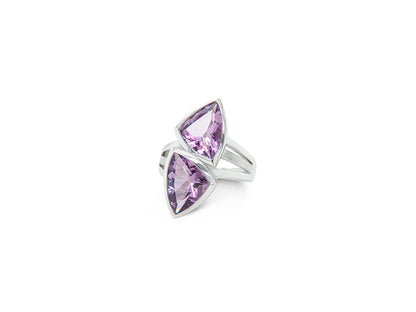 Art Deco Inspiration R7230 - R7320 Amethyst / Amethyst - Ring