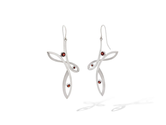 Artistic Garnet Earring E9848 - Earring