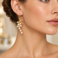 E3498 Fashion Pearl Earring - view 4