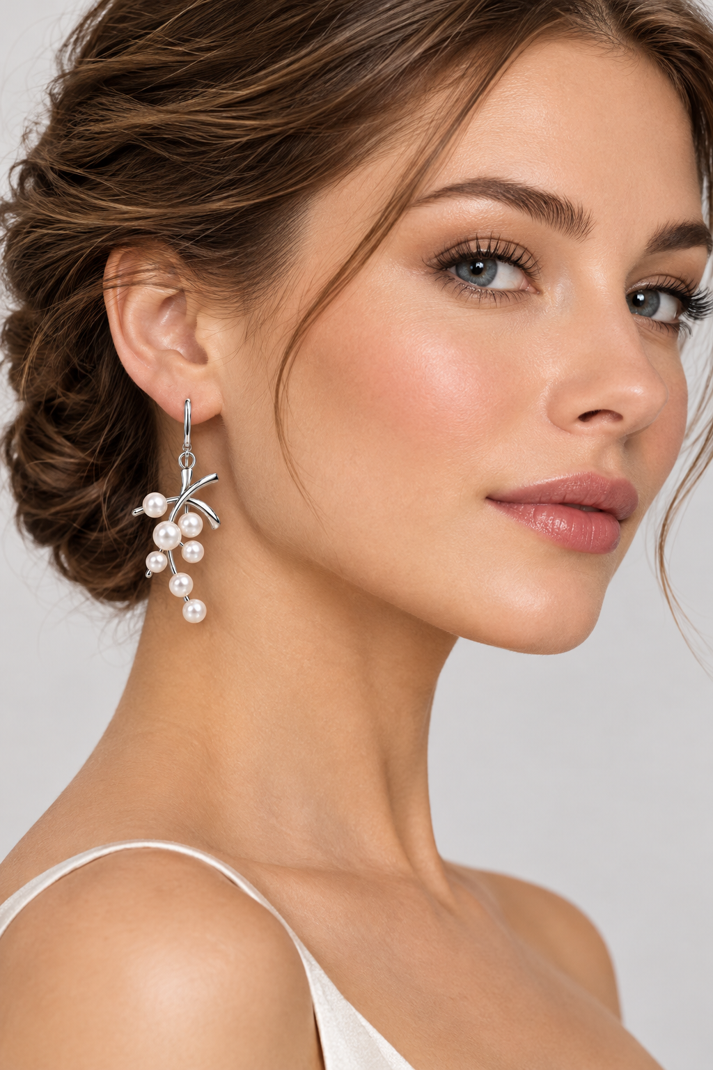 E3498 Fashion Pearl Earring - view 2