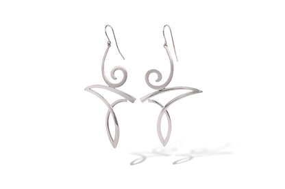 Sterling silver earrings, style E9833