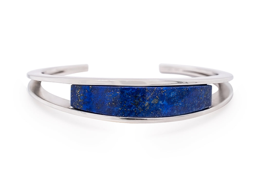 One Of A Kind Men Lapis Cuff B1969