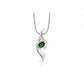 Amethyst and Blue Topaz pendant in sterling silver, style P7342 - view 7