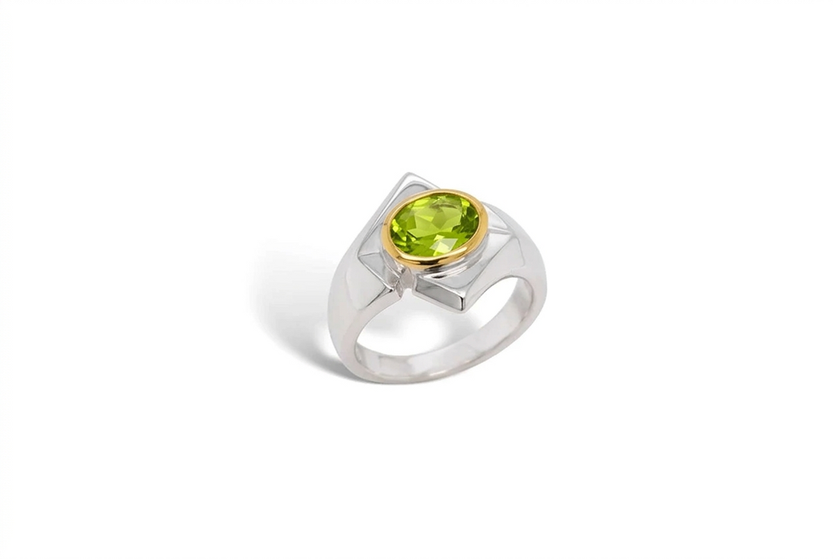 Modern Gemstone Ring in 925 Sterling Silver | R6998 - view 11
