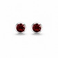 3mm Gemstone Post Earrings in 925 Sterling Silver | E4404 - view 7