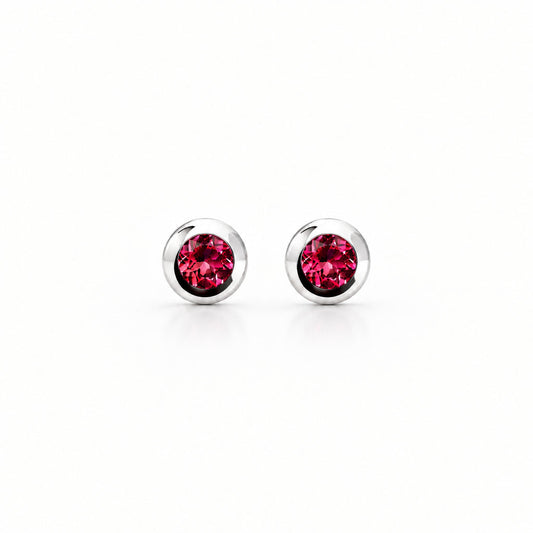 Amethyst and Blue Topaz earrings in sterling silver by Joryel Vera, style E4110 - view 5
