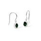 Amethyst and Iolite earrings in sterling silver, style E4113 - view 10