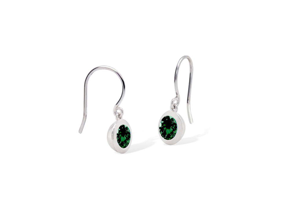 Amethyst and Iolite earrings in sterling silver, style E4113 - view 10