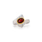 Amethyst and Blue Topaz ring in sterling silver, style R6998 - view 8