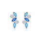 Multi Gemstone Earrings in 925 Sterling Silver | E4205