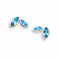 Marquise Cut Gemstone Earrings in 925 Sterling Silver | E4211 - view 5