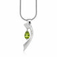 Amethyst and Blue Topaz pendant in sterling silver, style P7321 - view 5