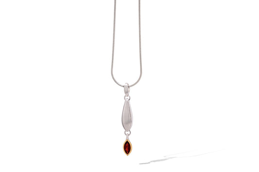 Marquise Gemstone Pendant P7339 - P7339 Garnet - Pendant