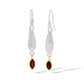 Marquise Gemstone Earring E9344 - E9344 Garnet - Earring