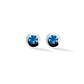 3Mm Gemstone Post Earring E4404 - E4404 Blue Topaz - Earring