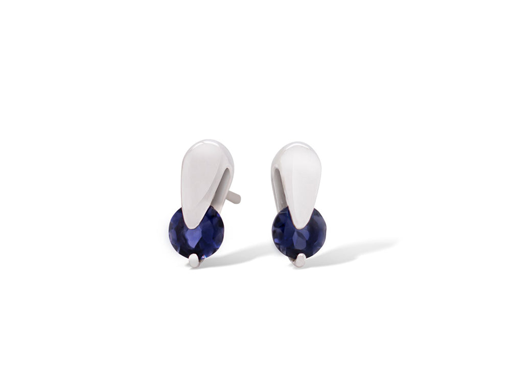 E2256  EXCLAMATION POINT GEMSTONE  EARRING