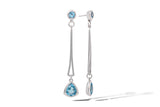 Long Gemstone Earring E9865 - E9865 BTS / BTP - Earring